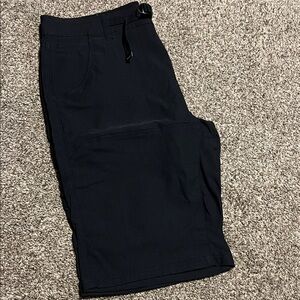 Prana standard fit black shorts